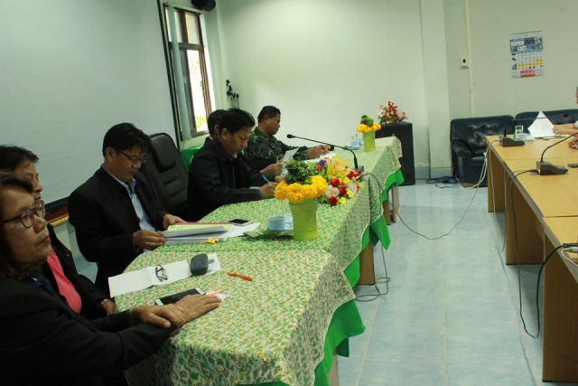 การตรวจเยี่ยมพบปะเพื่อมอบนโยบายและรับฟังข้อมูลอุปสรรคขององค์การบริหารส่วนตำบลช่องไม้แก้ว