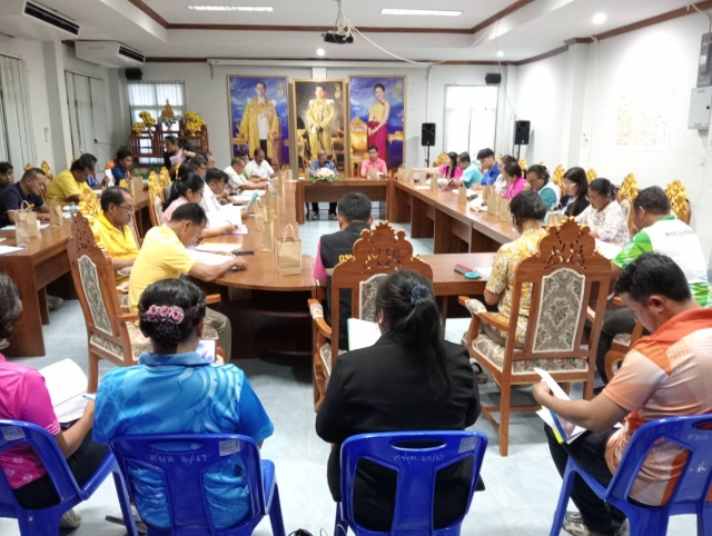 วันที่ 13 พฤษภาคม 2568 ประชุมคณะกรรมการพัฒนาท้องถิ่นร่วมกับประชาคมท้องถิ่น