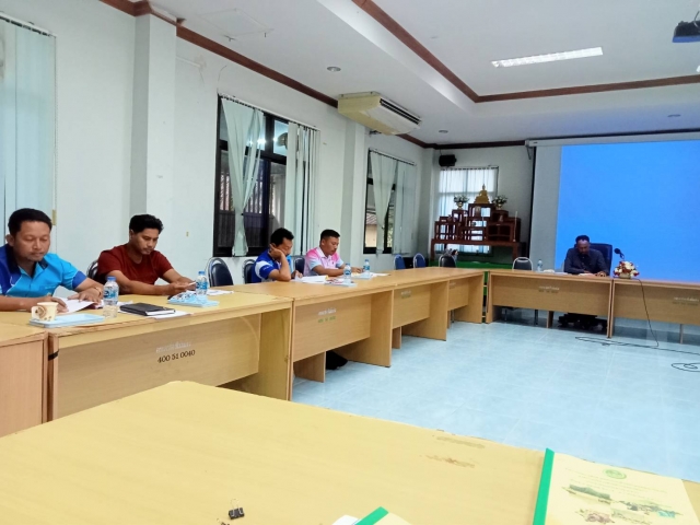 การประชุมคณะกรรมการติดตามและประเมินผลแผนพัฒนาท้องถิ่น